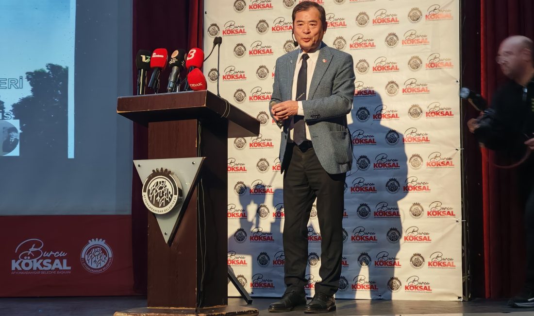 Afyon’da verdiği söyleşi öncesi