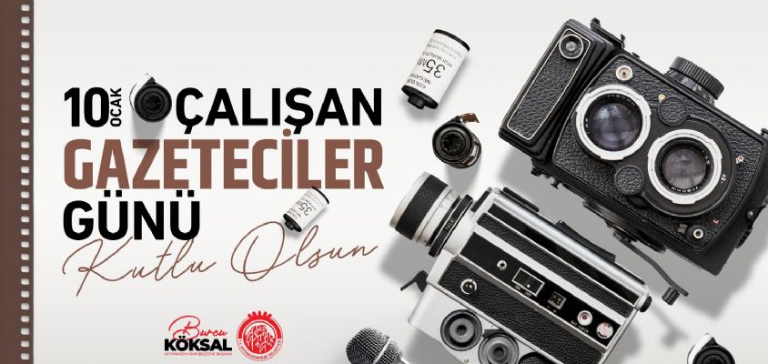 Afyonkarahisar Belediye Başkanı Burcu Köksal gazetecilerin '10 Ocak Çalışan Gazeteciler'