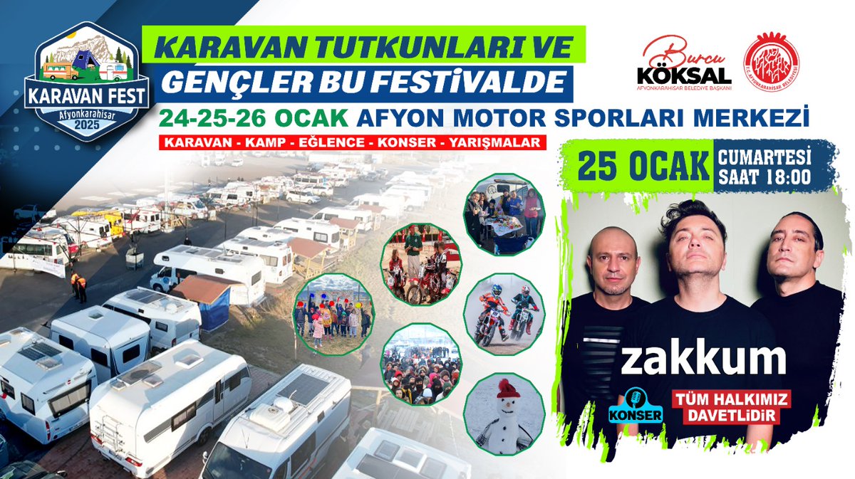 Bu yıl üçüncüsü düzenlenecek olan Karavan Fest, 24-26 Ocak tarihlerinde