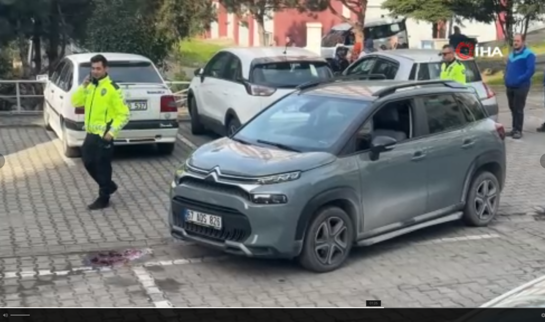 Zonguldak’ta bir kadın, park etmeye çalıştığı aracıyla kocasını ezdi. Ağır