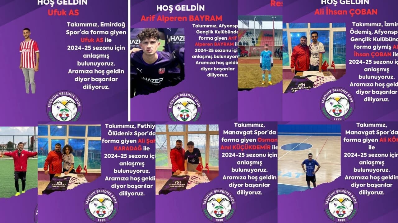 Taşoluk Belediye Spor, transferde hız kesmiyor ve yaptığı transferlerle dikkat