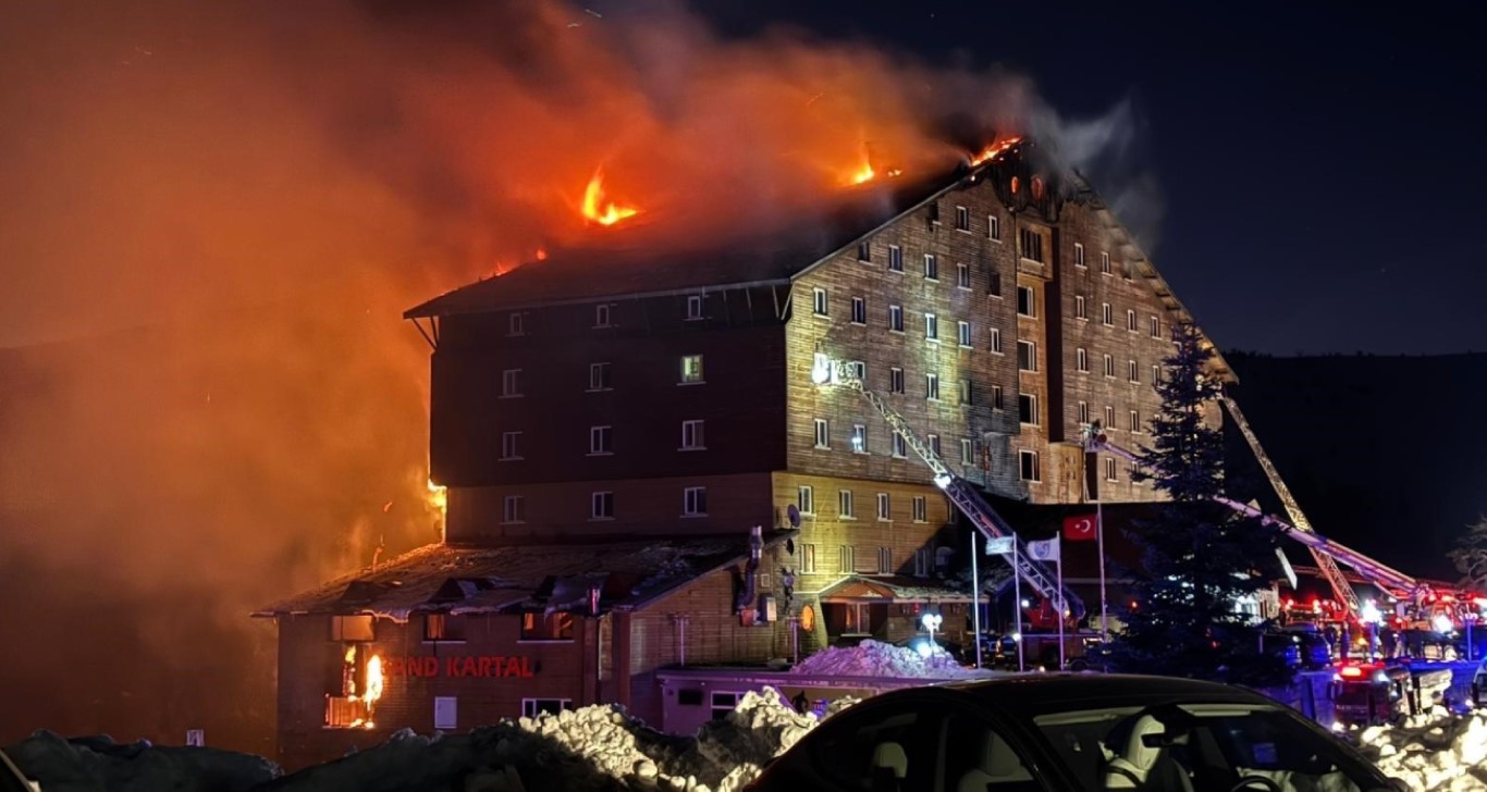 Kartalkaya’da ki Grand Kartal otelde 10 yıl çalışan Düzceli Erkut