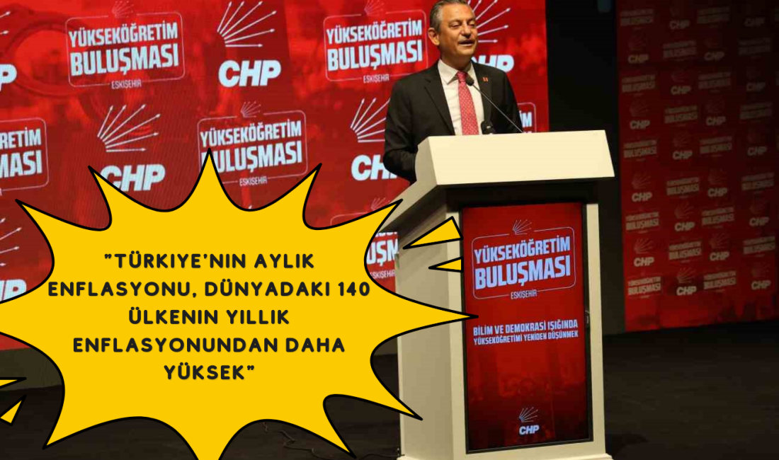 Cumhuriyet Halk Partisi (CHP) Genel Başkanı Özgür Özel, Türkiye’nin enflasyon