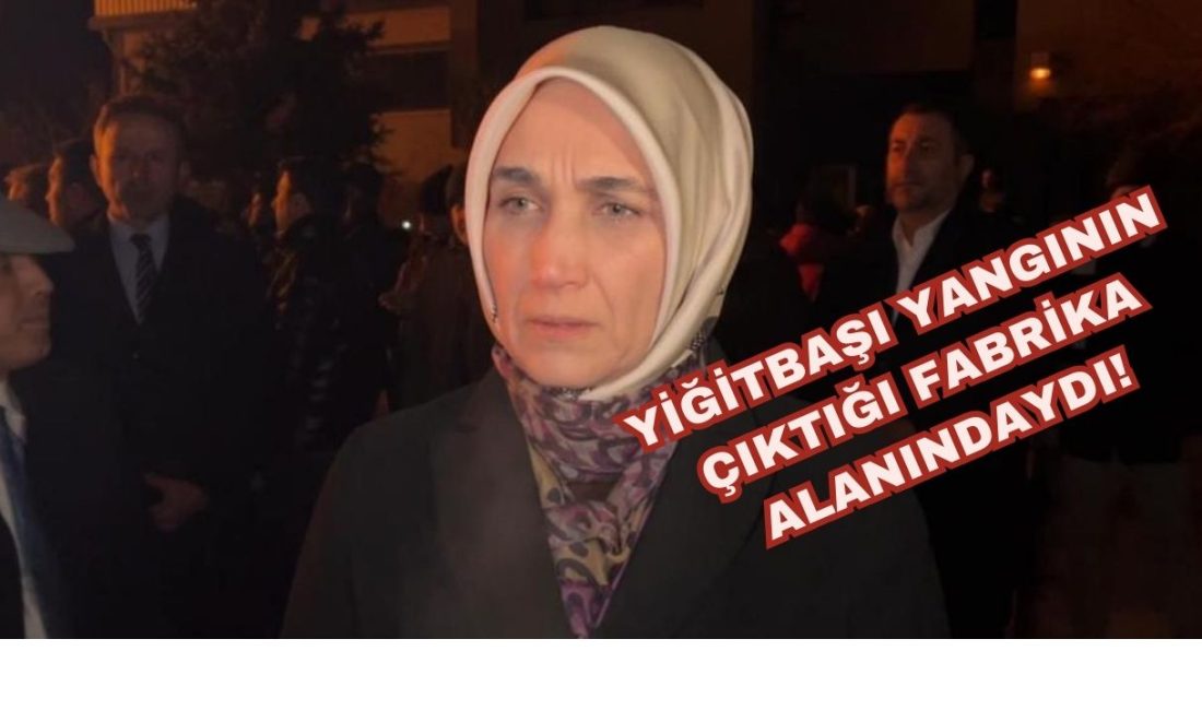 Afyonkarahisar Valisi Kübra Güran Yiğitbaşı, orman ürünleri fabrikasında çıkan yangına