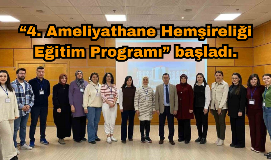 Afyonkarahisar Devlet Hastanesi’nde “4. Ameliyathane Hemşireliği Eğitim Programı” başladı. Programın