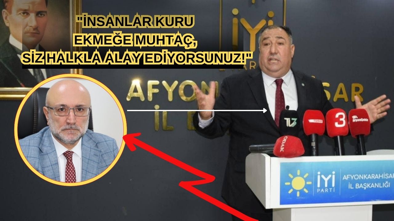 İYİ Parti Afyonkarahisar İl Başkanı Muhammet Mısırlıoğlu, AKP'nin son dönemdeki