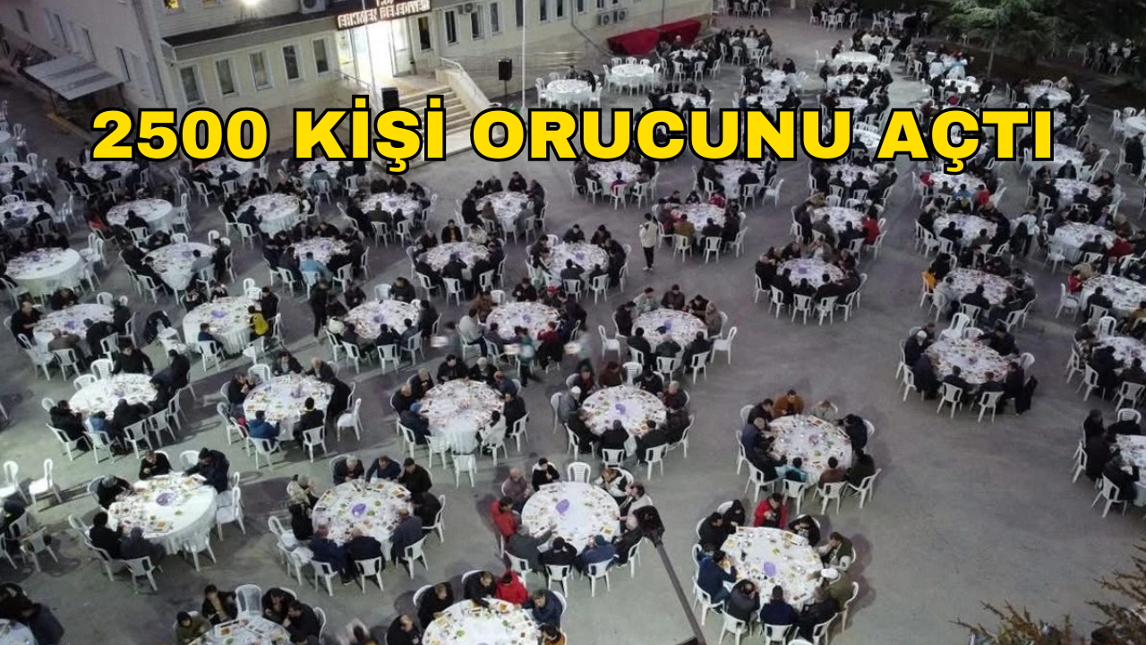 Erkmen Belediye Başkanlığı, Ramazan ayının bereketini paylaşmak amacıyla geleneksel iftar