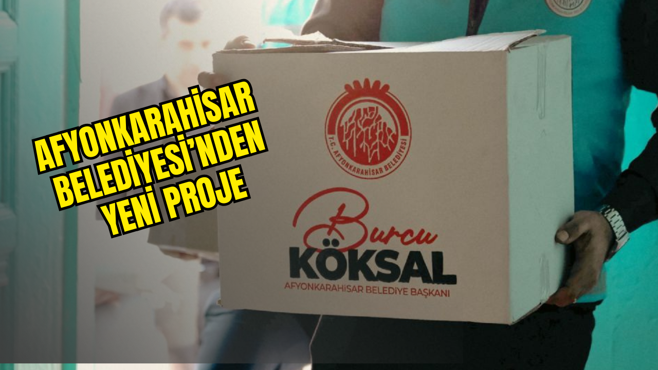 Afyonkarahisar Belediyesi, Ramazan ayında başlattığı “Çat Kapı” projesiyle ihtiyaç sahibi